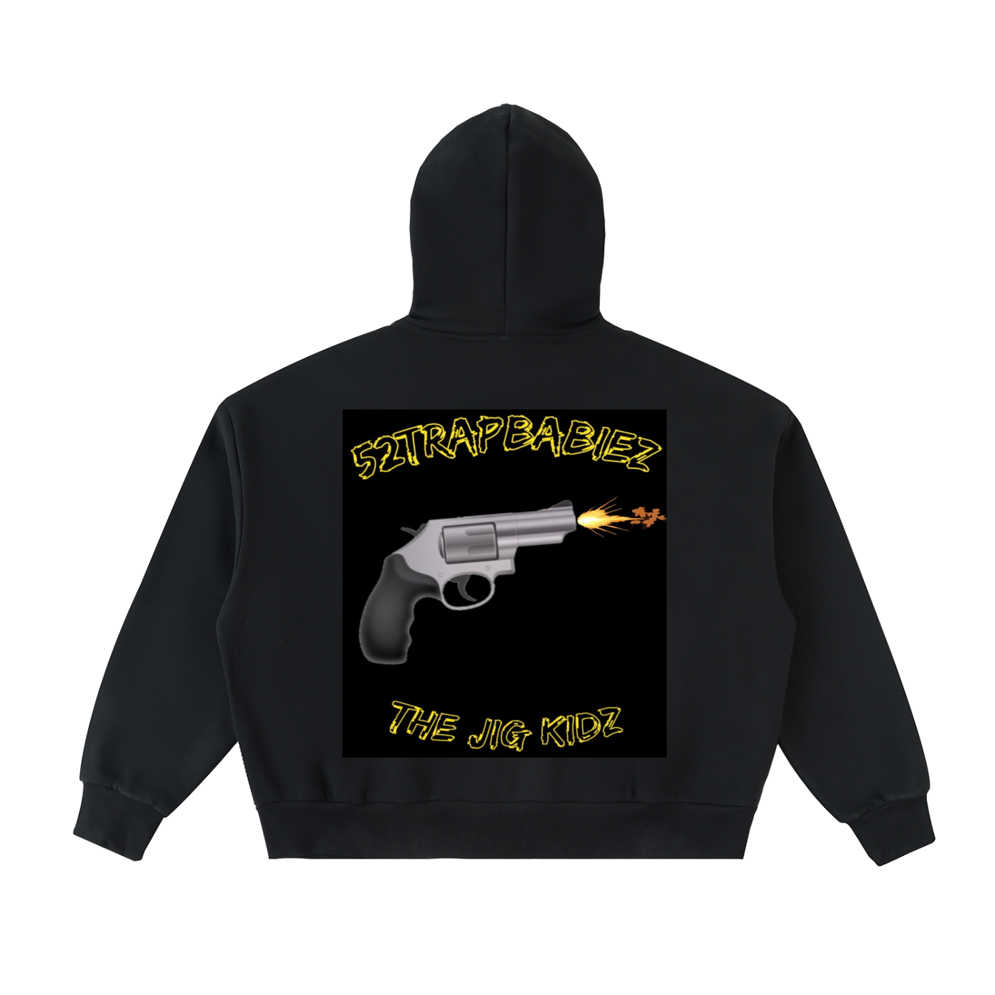 Fleeced Full-Zip Boxy Hoodie