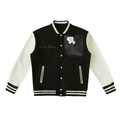 Two-Tone Fleeced Varsity Jacket