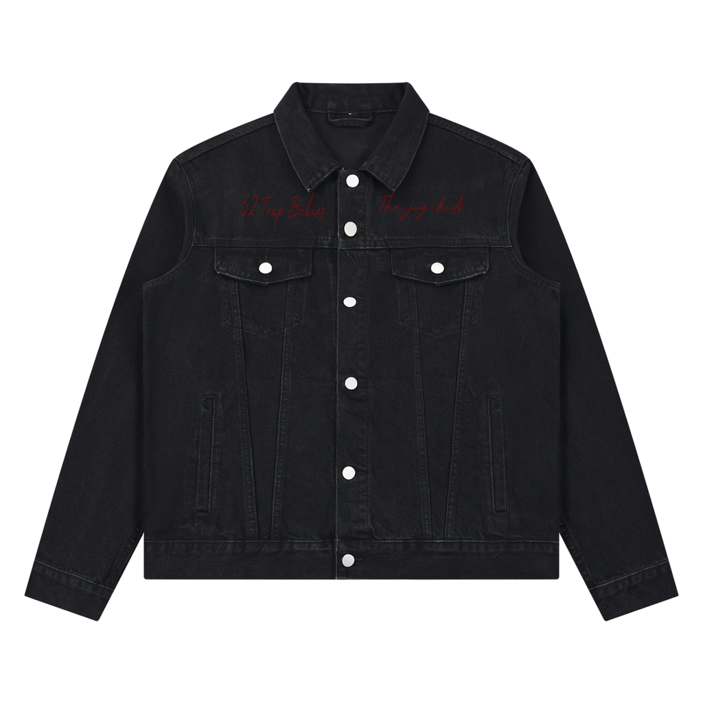Unisex Vintage Wash Denim Jacket