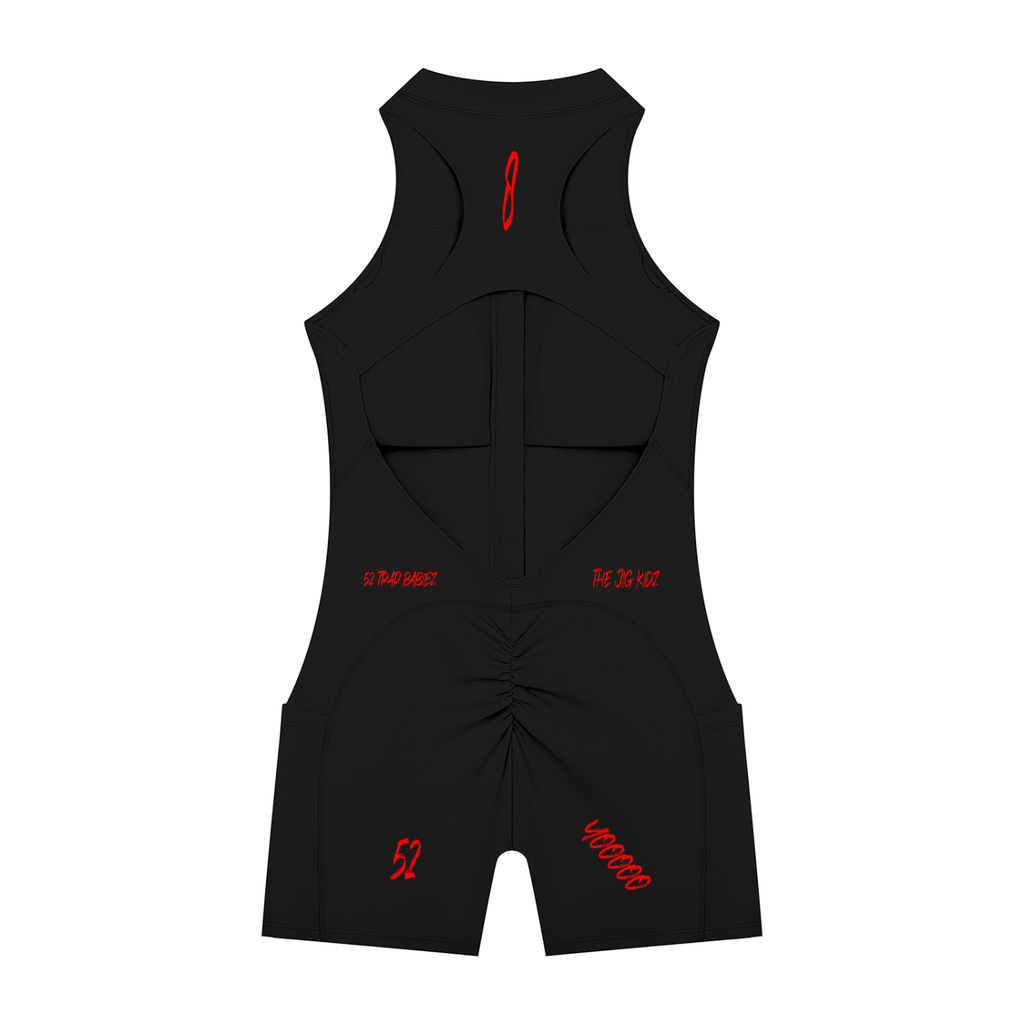 Women’s Quarter-Zip Yoga Romper