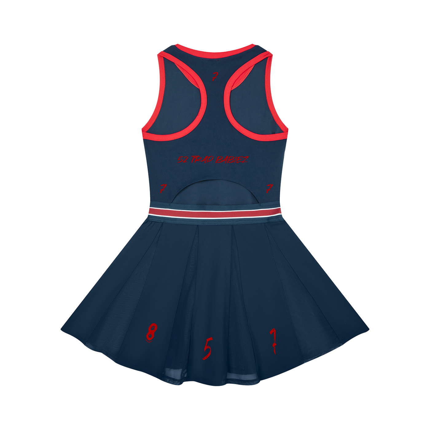Women's Color Block A-Line Sleeveless Dress