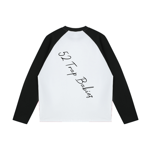 Color-Blocked Raglan Long-Sleeve T-Shirt