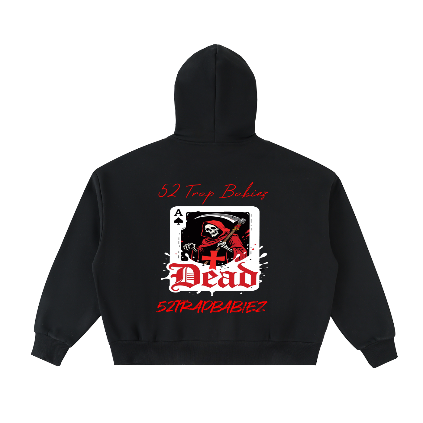 Fleeced Full-Zip Boxy Hoodie