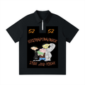 Unisex Quarter-Zip Polo Shirt