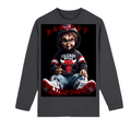 Crew Neck Drop Shoulder Long Sleeve Shirt