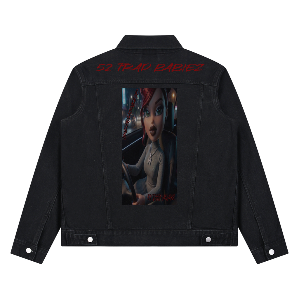 Unisex Vintage Wash Denim Jacket