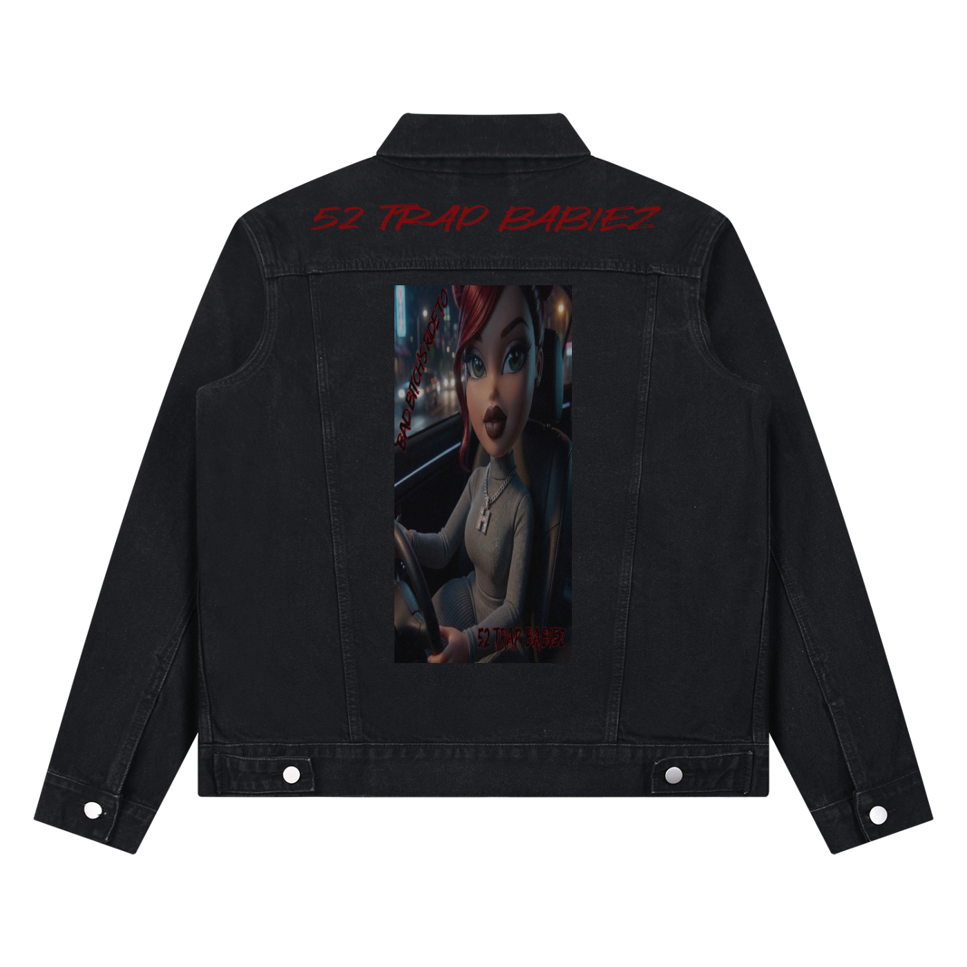 Unisex Vintage Wash Denim Jacket