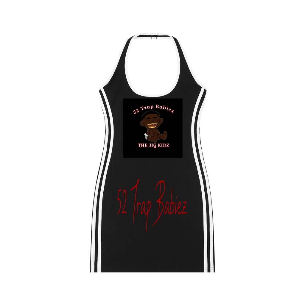 Women's Binding Tight Halter Dress