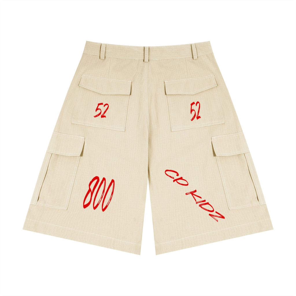 Unisex Woven Cargo Shorts