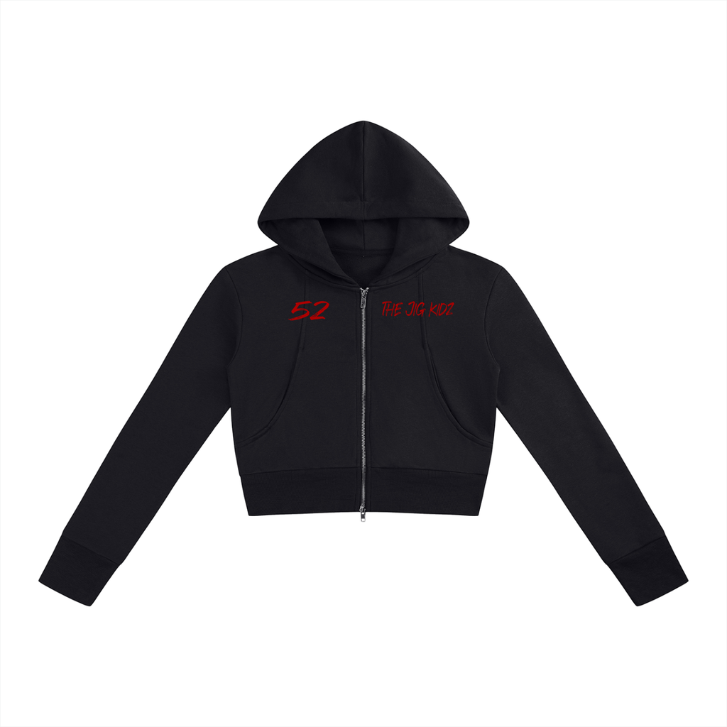 Women’s Slim Crop Full Zip Hoodie