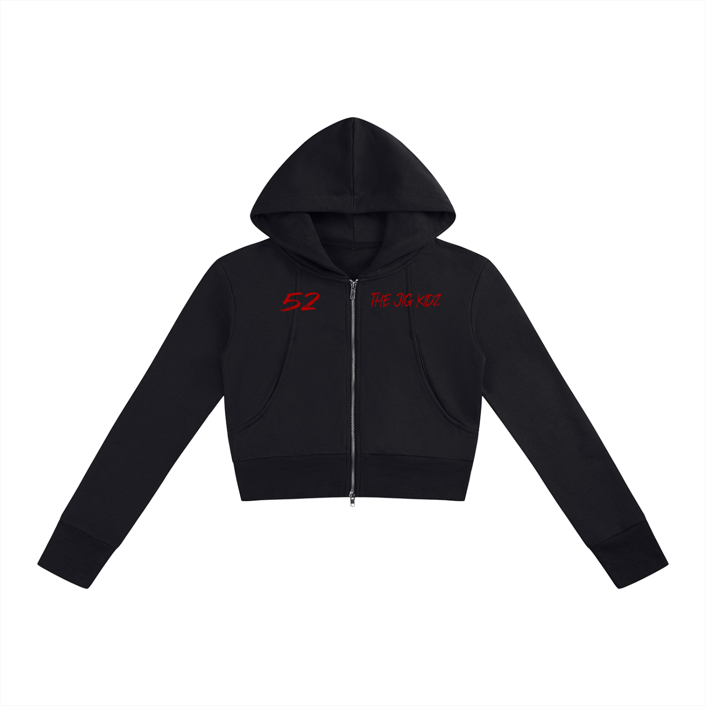 Women’s Slim Crop Full Zip Hoodie