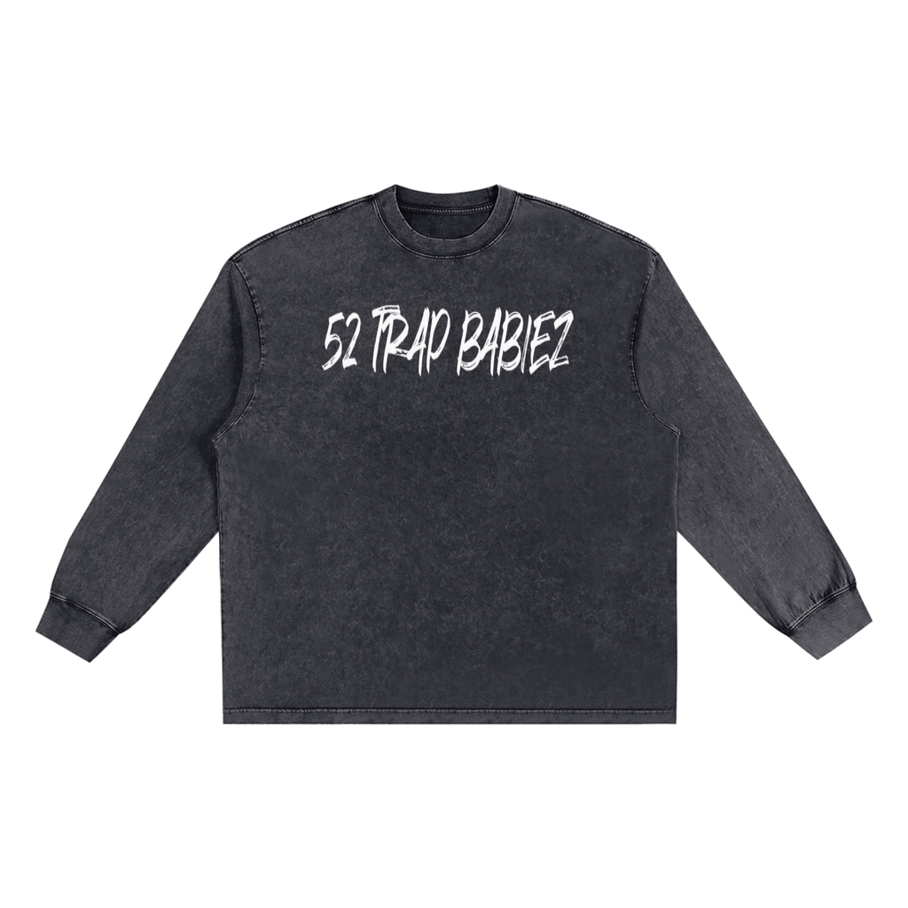 Snow Washed Frayed Edge T-Shirt
