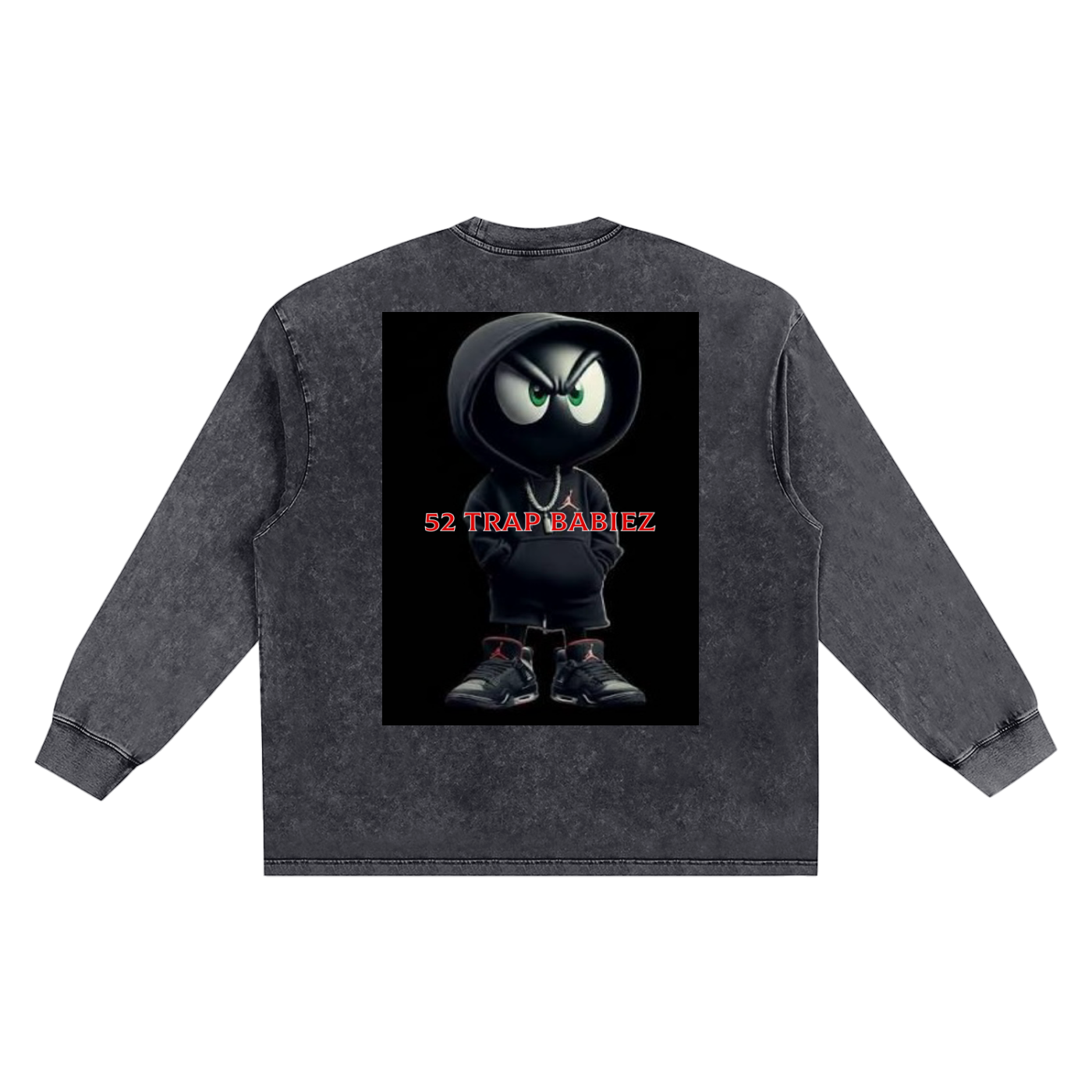 Snow Washed Frayed Edge T-Shirt