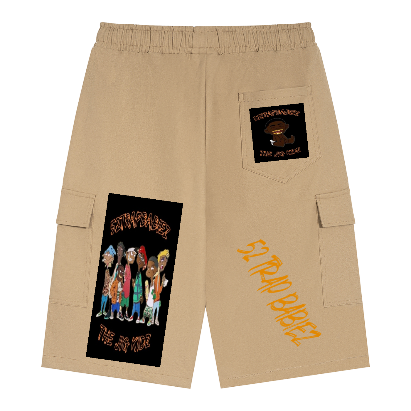Unisex Drawstring Cargo Shorts