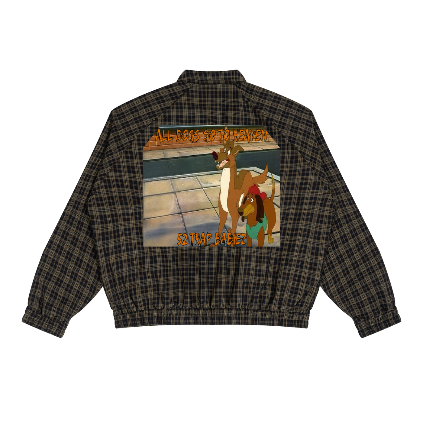 Unisex Plaid Full-Zip Track Jacket