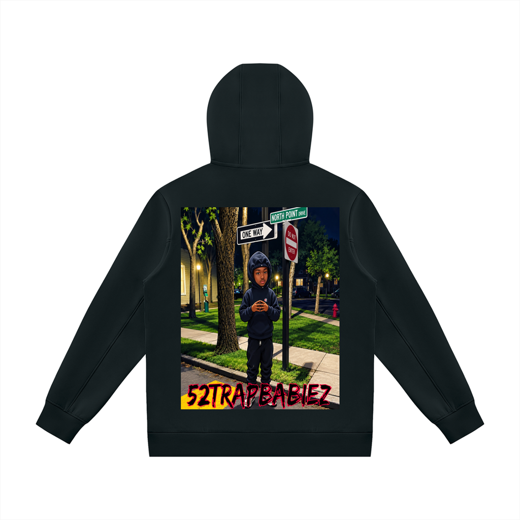 Unisex Regular Fit Full Zip Hoodie