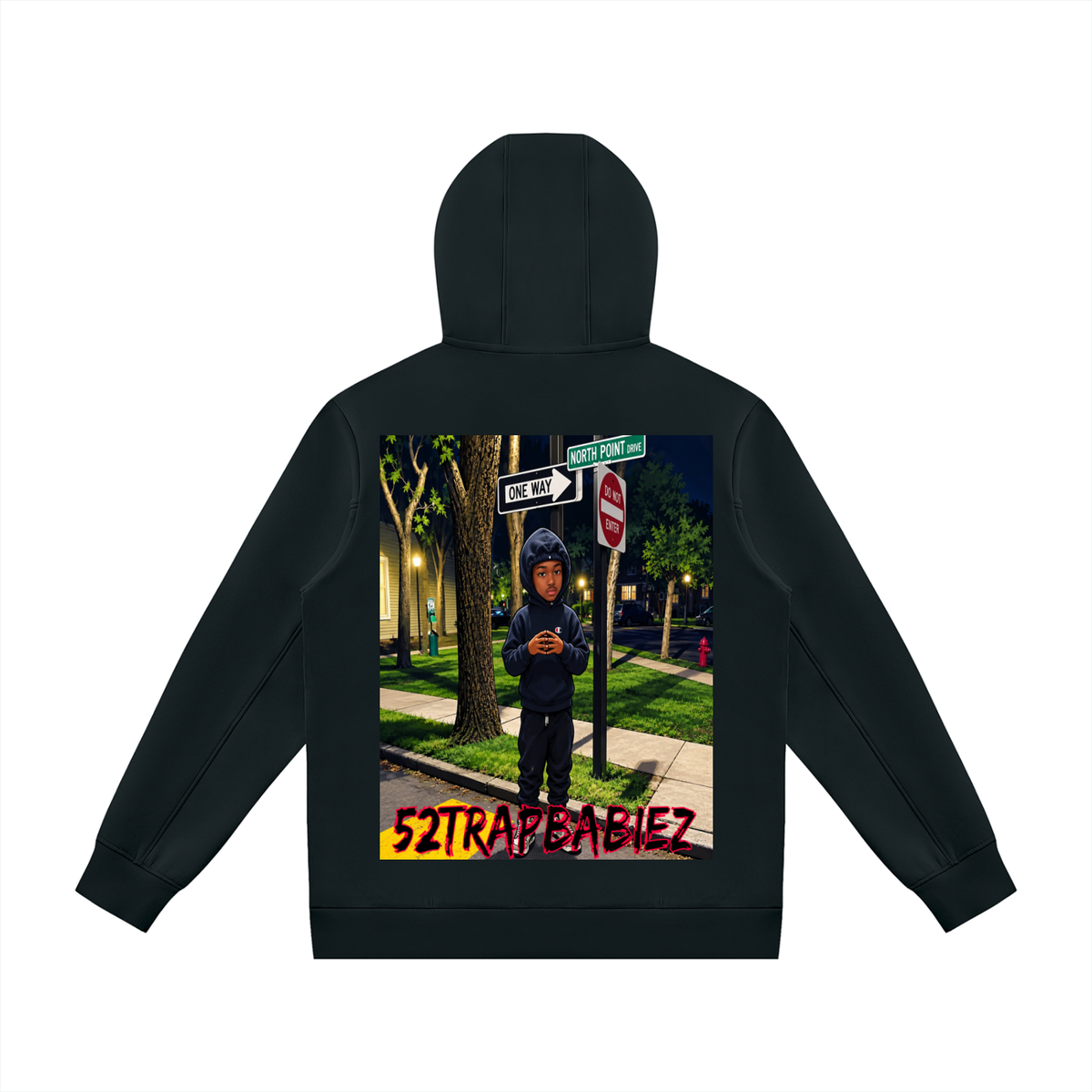 Unisex Regular Fit Full Zip Hoodie