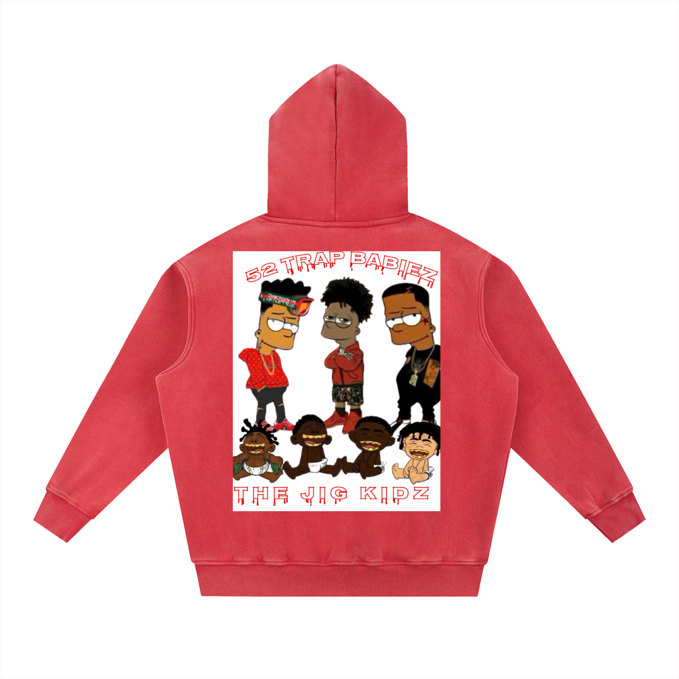 Snow Wash Fleece Oversize Hoodie