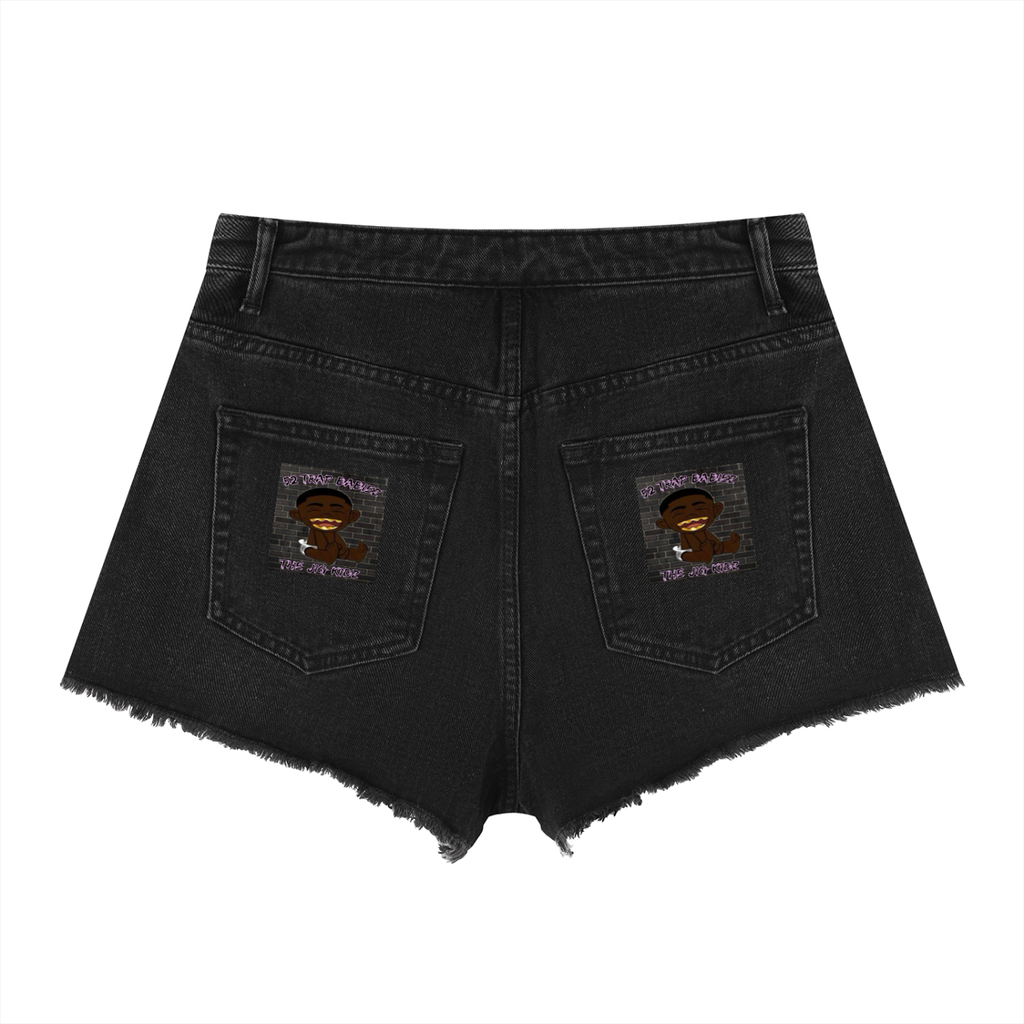 Women’s Vintage Wash High Rise Denim Shorts