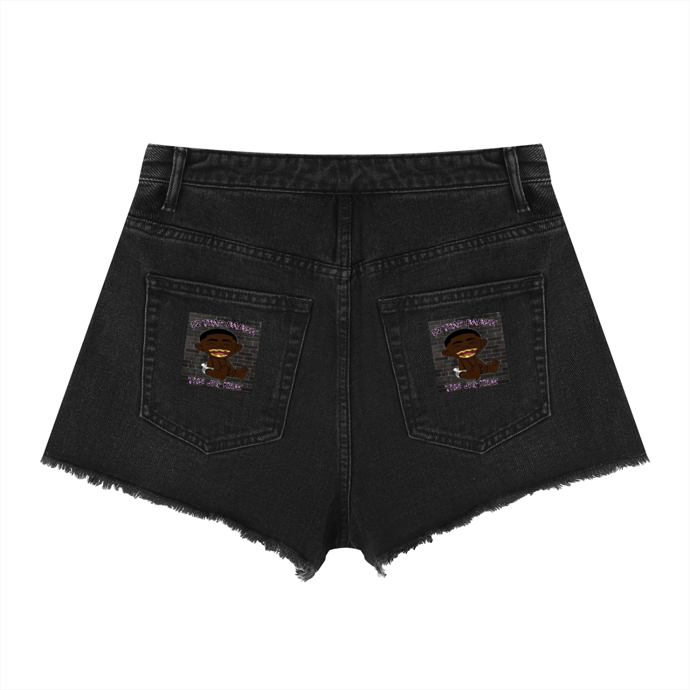 Women’s Vintage Wash High Rise Denim Shorts