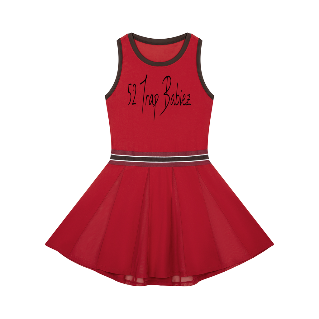 Women's Color Block A-Line Sleeveless Dress