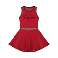 Women's Color Block A-Line Sleeveless Dress