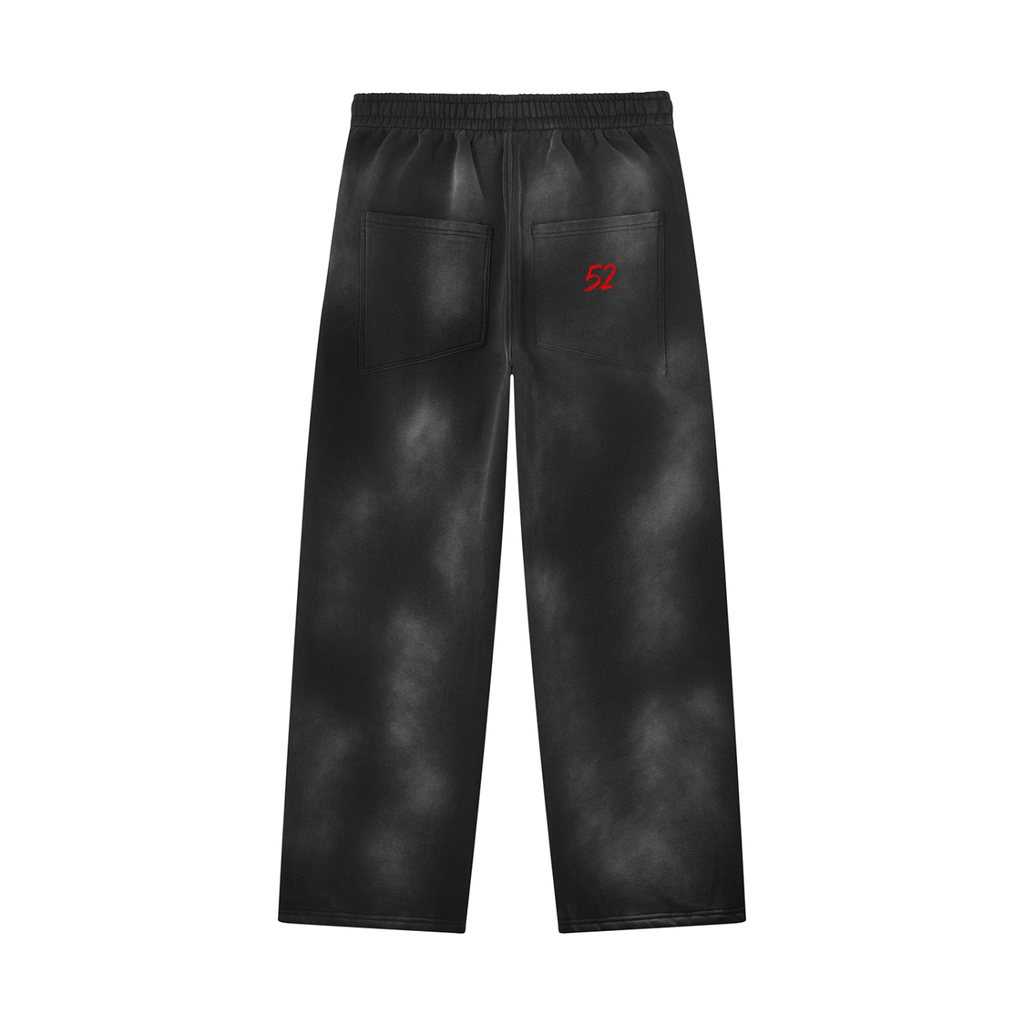 Unisex Sunfade Wide Leg Fleece Sweatpants