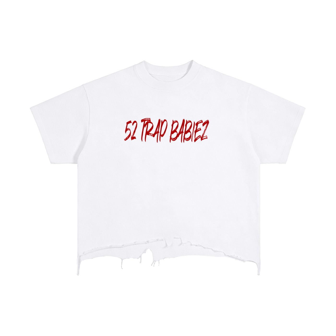 Vintage Wash Boxy Distressed Hem T-Shirt