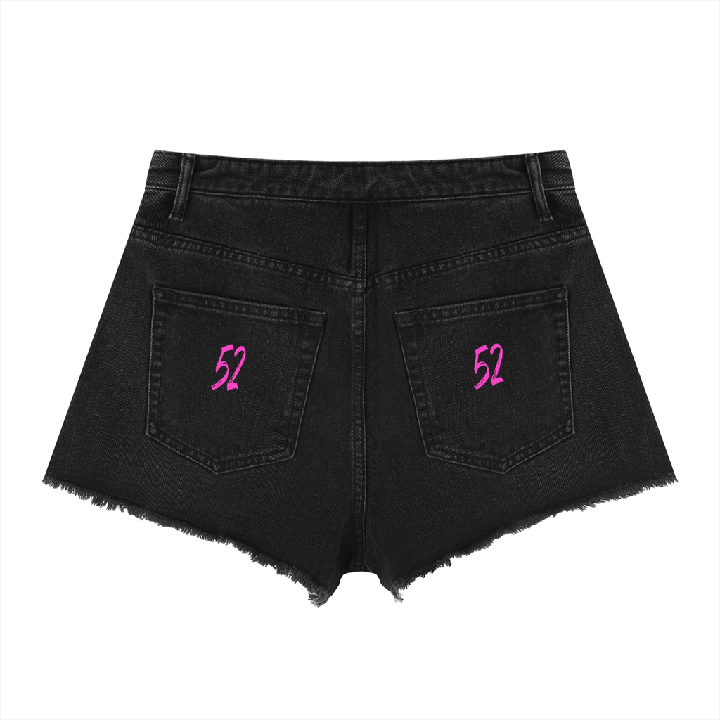 Women’s Vintage Wash High Rise Denim Shorts