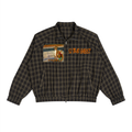 Unisex Plaid Full-Zip Track Jacket