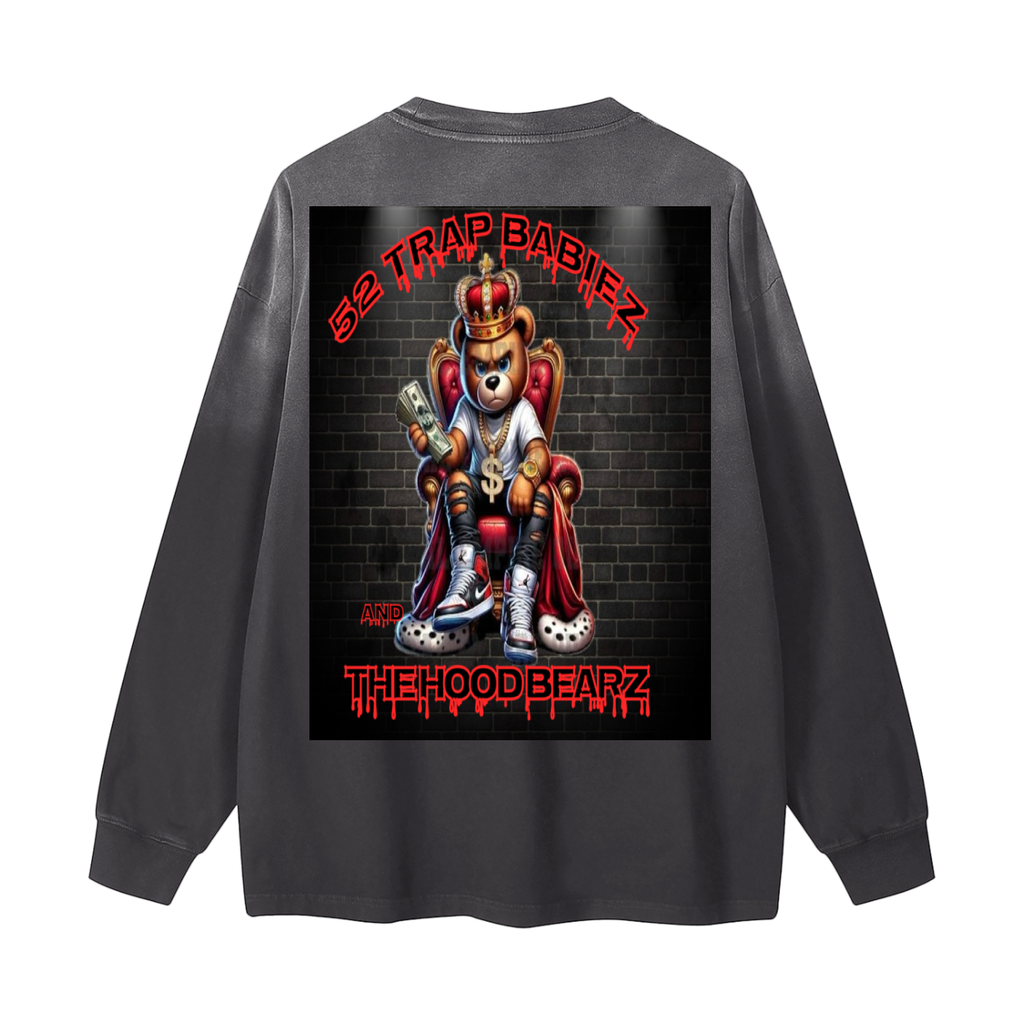 Gradient Washed Long Sleeve T-Shirt