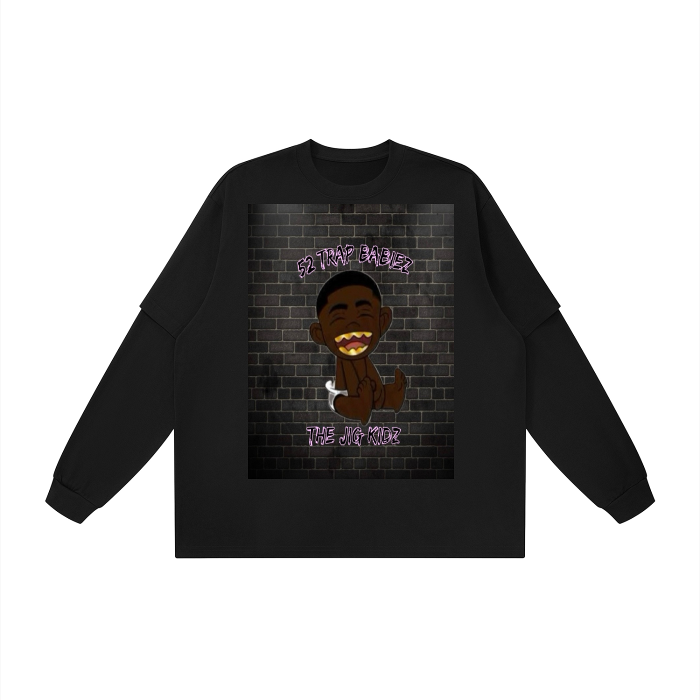 Unisex Layered Oversized T-Shirt