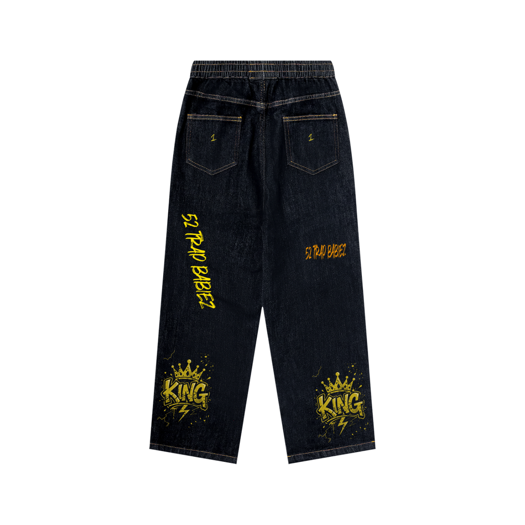 Kid’s Straight Leg Elastic Waist Jeans