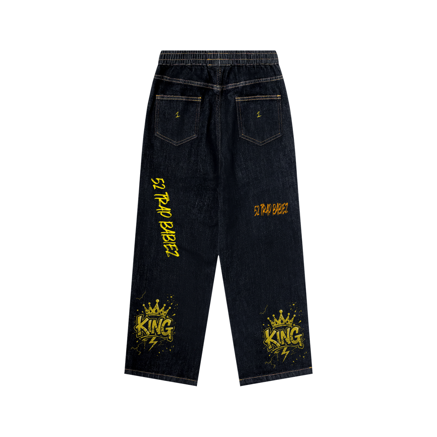 Kid’s Straight Leg Elastic Waist Jeans