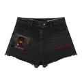 Women’s Vintage Wash High Rise Denim Shorts