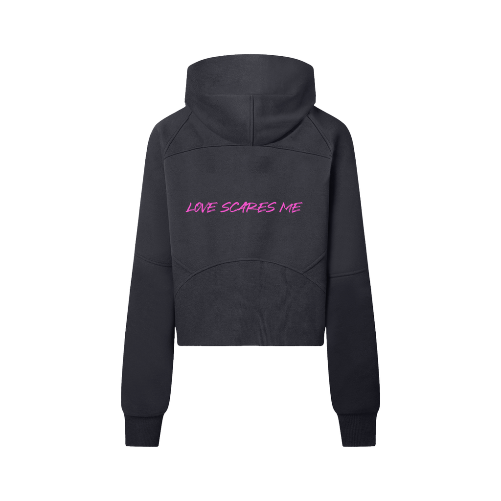 Cropped Half-Zip Hoodie