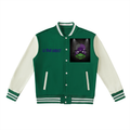 Two-Tone Fleeced Varsity Jacket