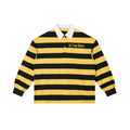 Color Block Stripe Polo Shirt