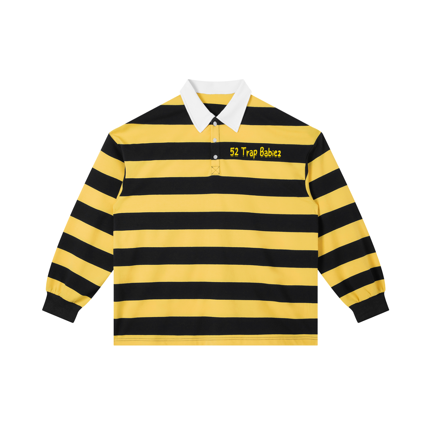Color Block Stripe Polo Shirt