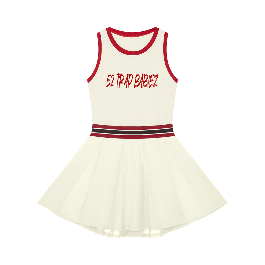Women's Color Block A-Line Sleeveless Dress