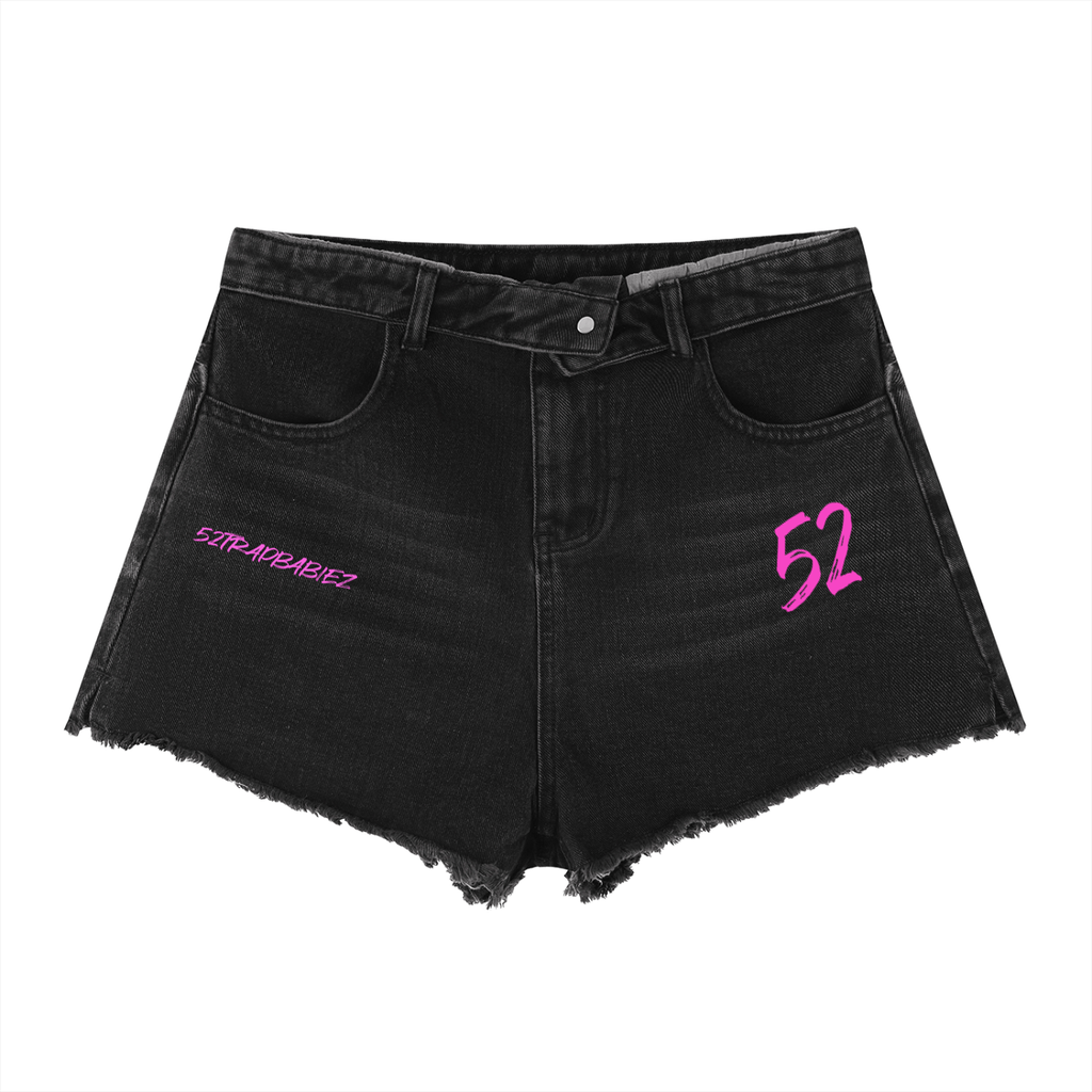 Women’s Vintage Wash High Rise Denim Shorts