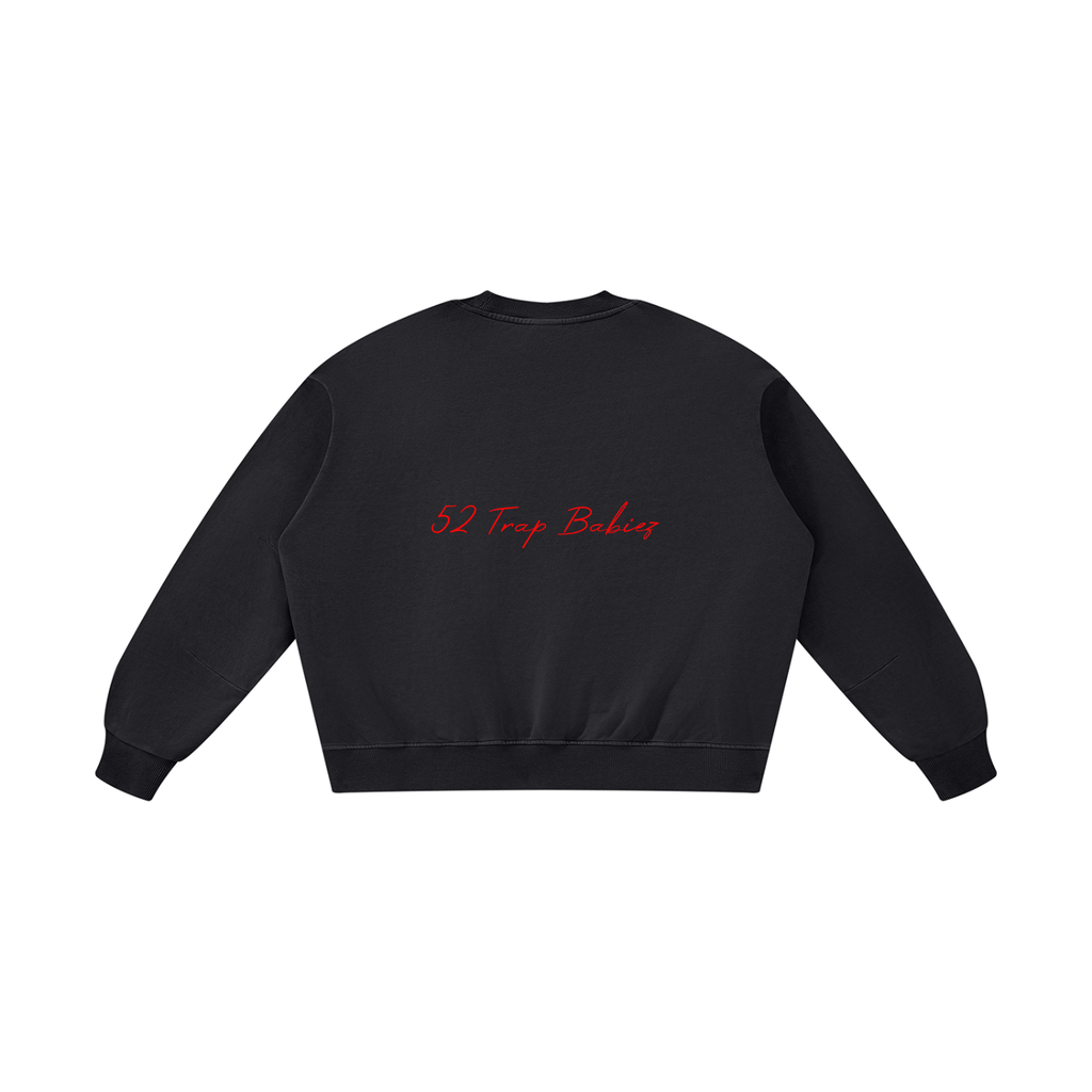 Unisex Boxy Vintage Washed Sweatshirt