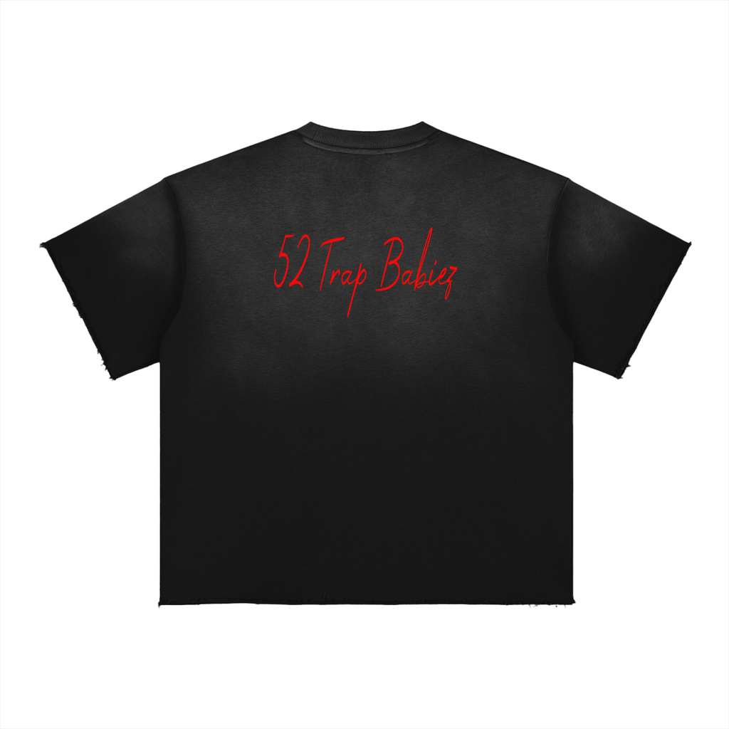 Sun Fade Raw Edge T-Shirt
