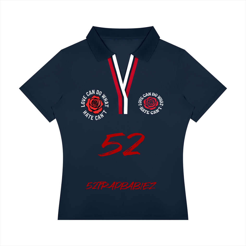 Women’s Color Block Polo Shirt