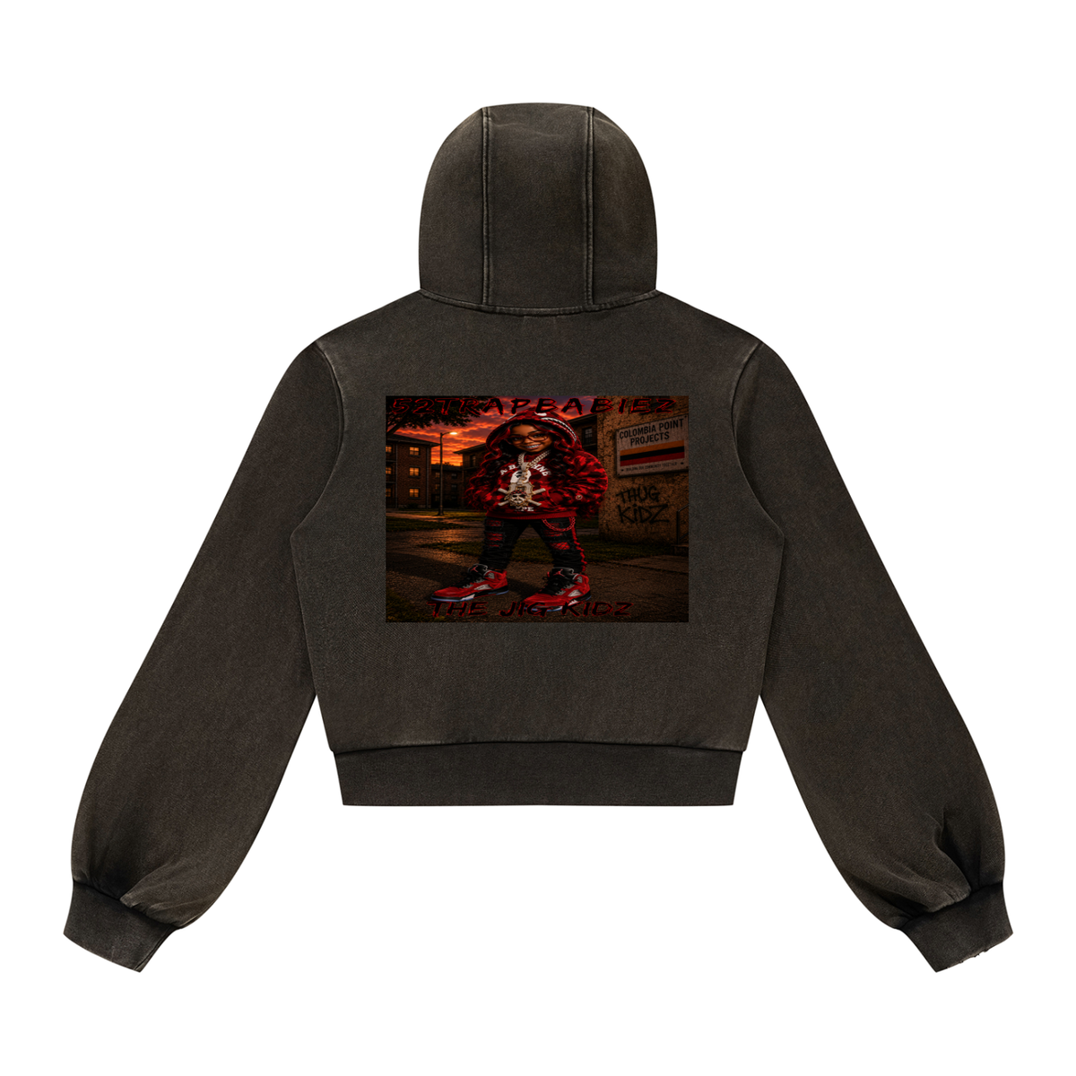 Women’s Vintage Wash Full Zip Hoodie