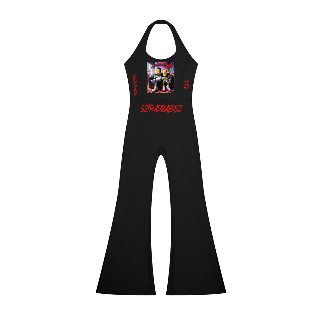 Women’s Halter Flared Jumpsuit