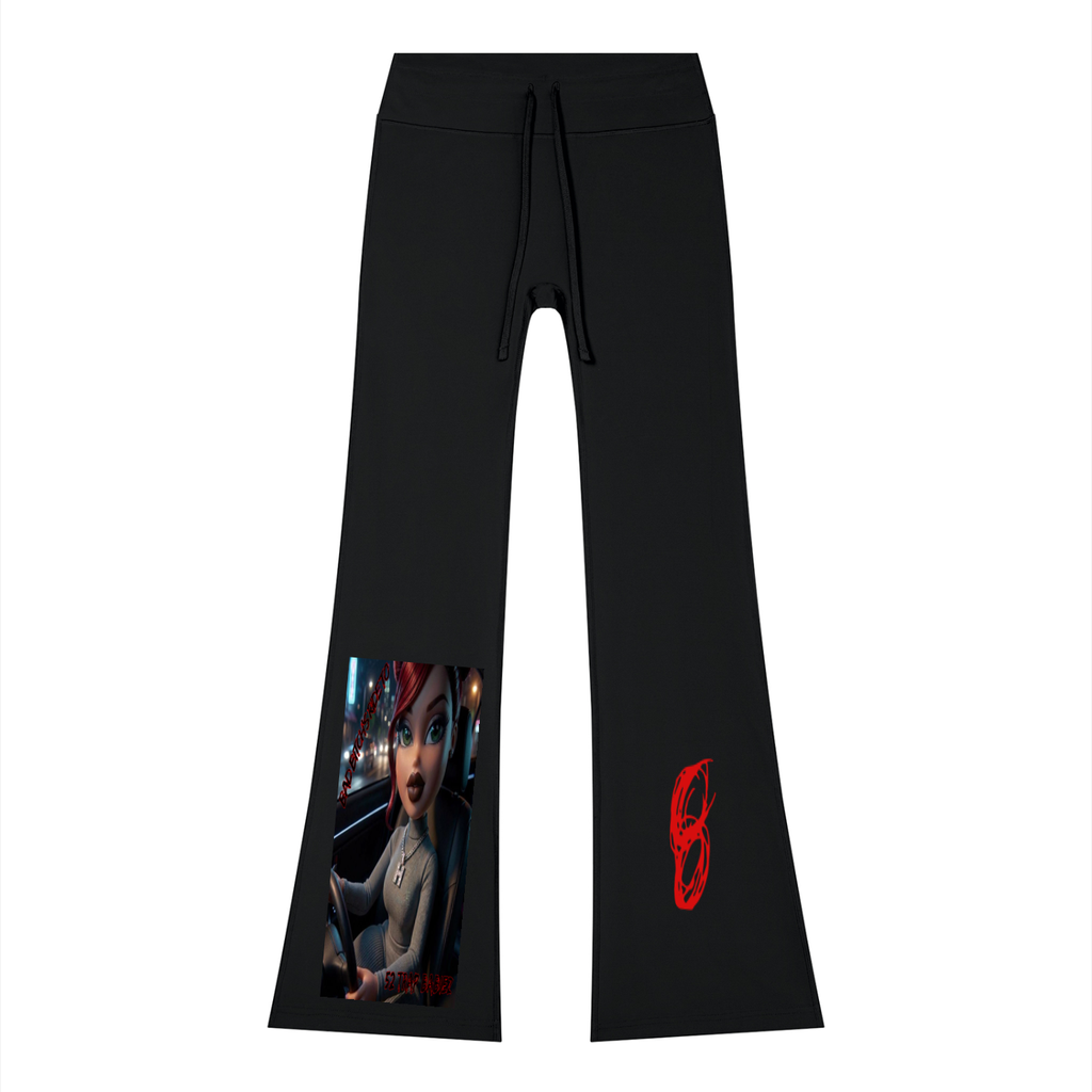 Women’s Flared Drawstring Yoga Pants
