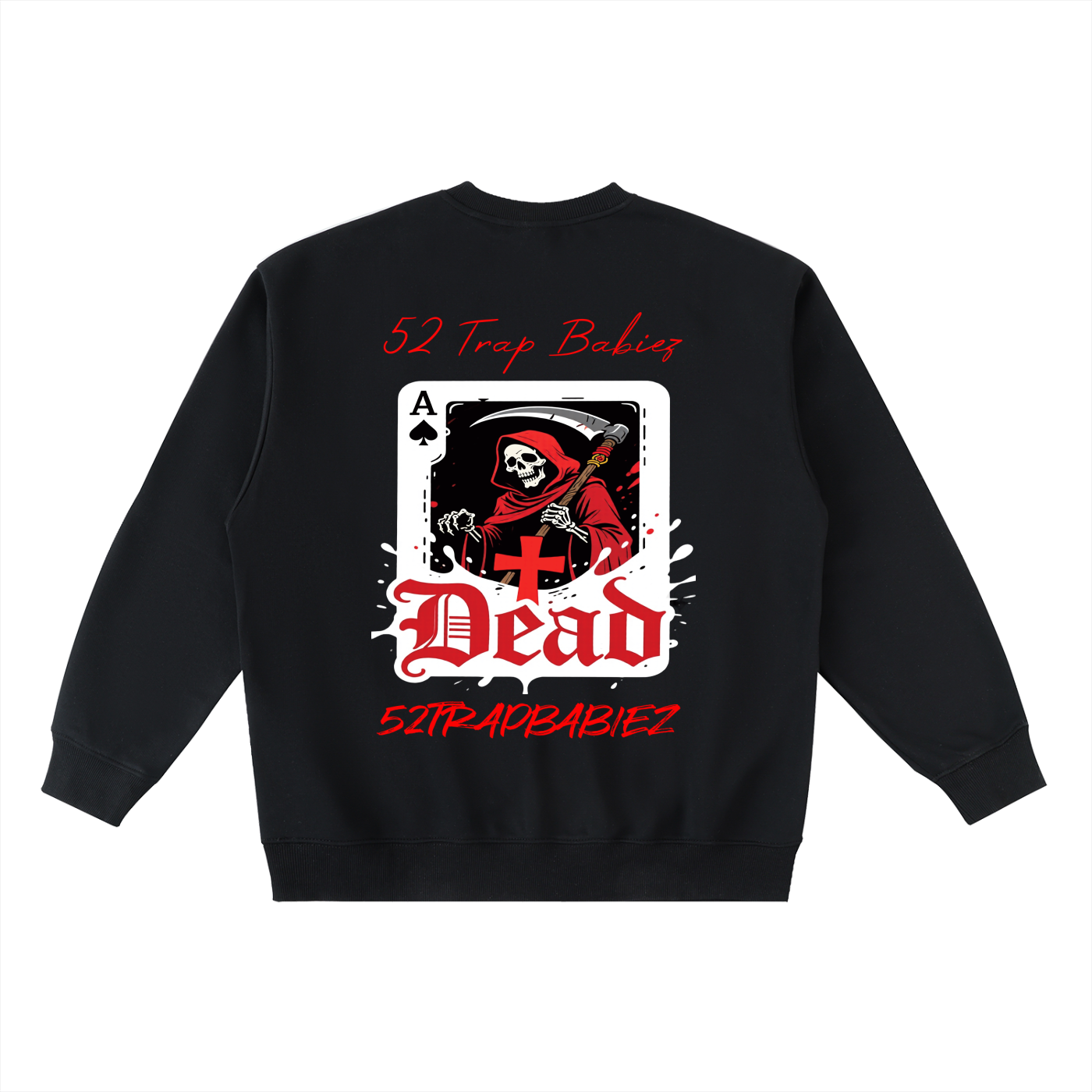 Oversized Crewneck Taped Sweatshirt