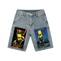 Men's Vintage Wash Denim Shorts