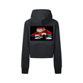 Cropped Zip-Through Hoodie